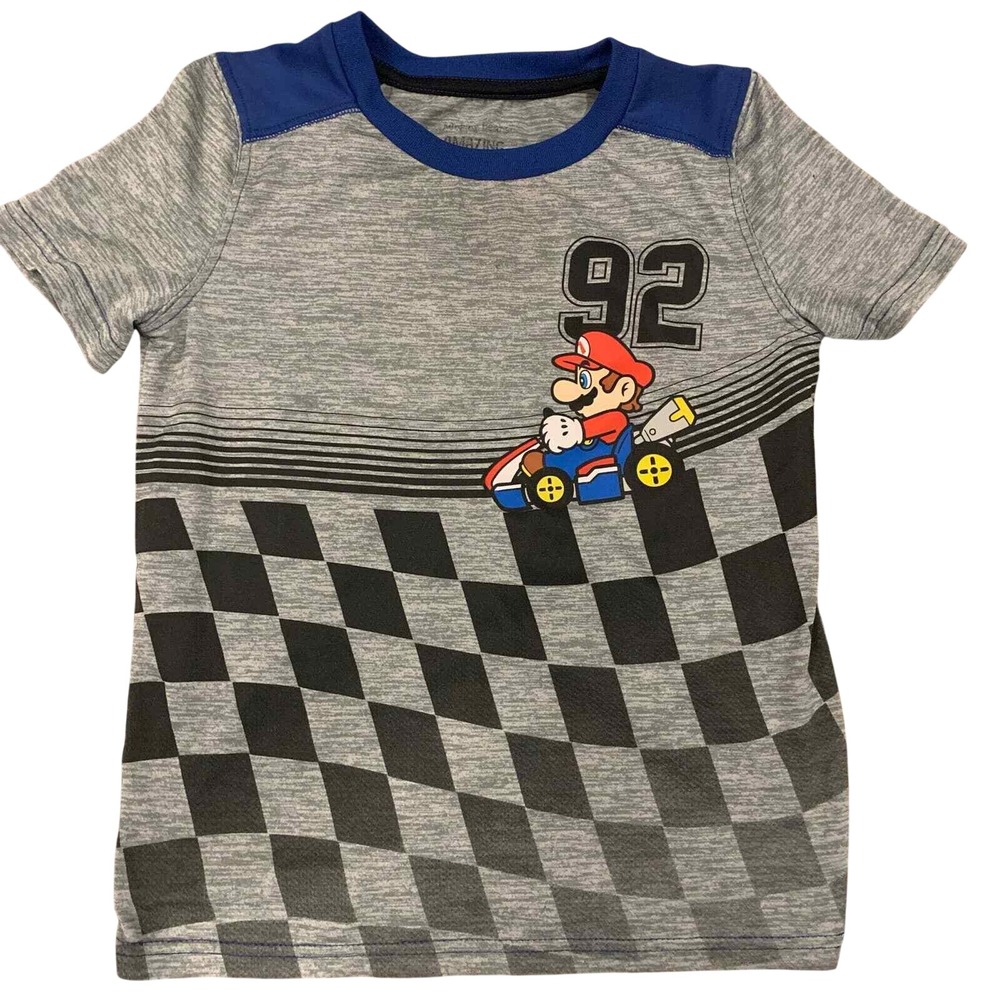 Nintendo Mario Kart x Jumping Beans Amazing Active‎ Tee Shirt Youth Size 7